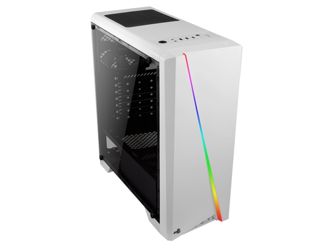 Caja PC AEROCOOL Cyclon (ATX Mid Tower - Blanco)