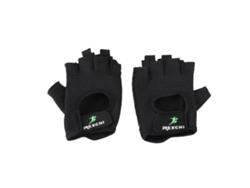Guantes De Entrenamiento Transpirables Y Antideslizantes De Medio Dedo Para Mujer, Ligeros, Con Protección En La Palma, Xg31, Negros, Talla S