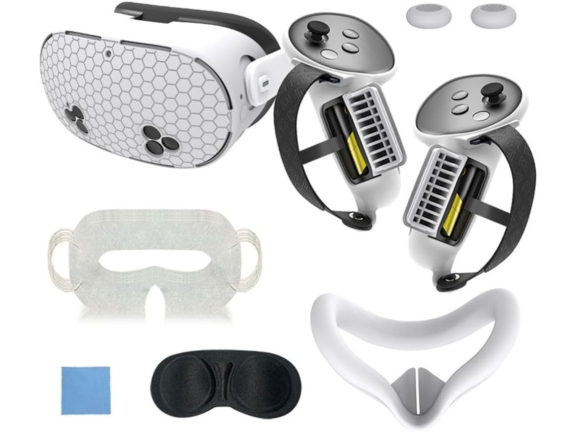 Kit De Accesorios De Silicona Meta De 7 Piezas Con Almohadillas Nasales Antifugas.