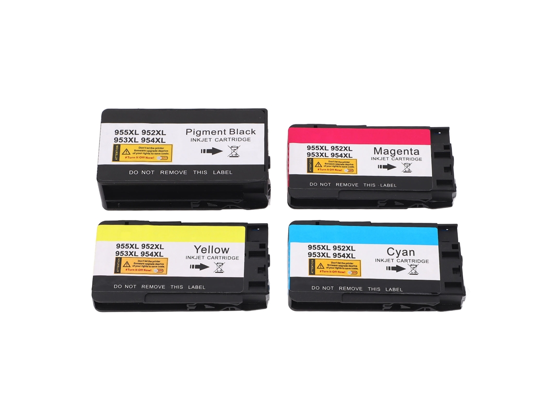 4 Cartuchos De Tinta 952 953 954 955xl Para Officejet 8702 Pro 7720 8710 8740