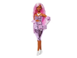 Barbie Deluxe con cabello rosa Mattel Hyv24/hyv25