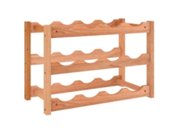 Botellero VIDAXL Marrón Madera (42x21x28 cm)