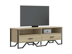 Mueble De Tv | Armario Para Tv | Gabinete De Tv Madera De Ingeniería Roble Sonoma 122x34x41 Cm