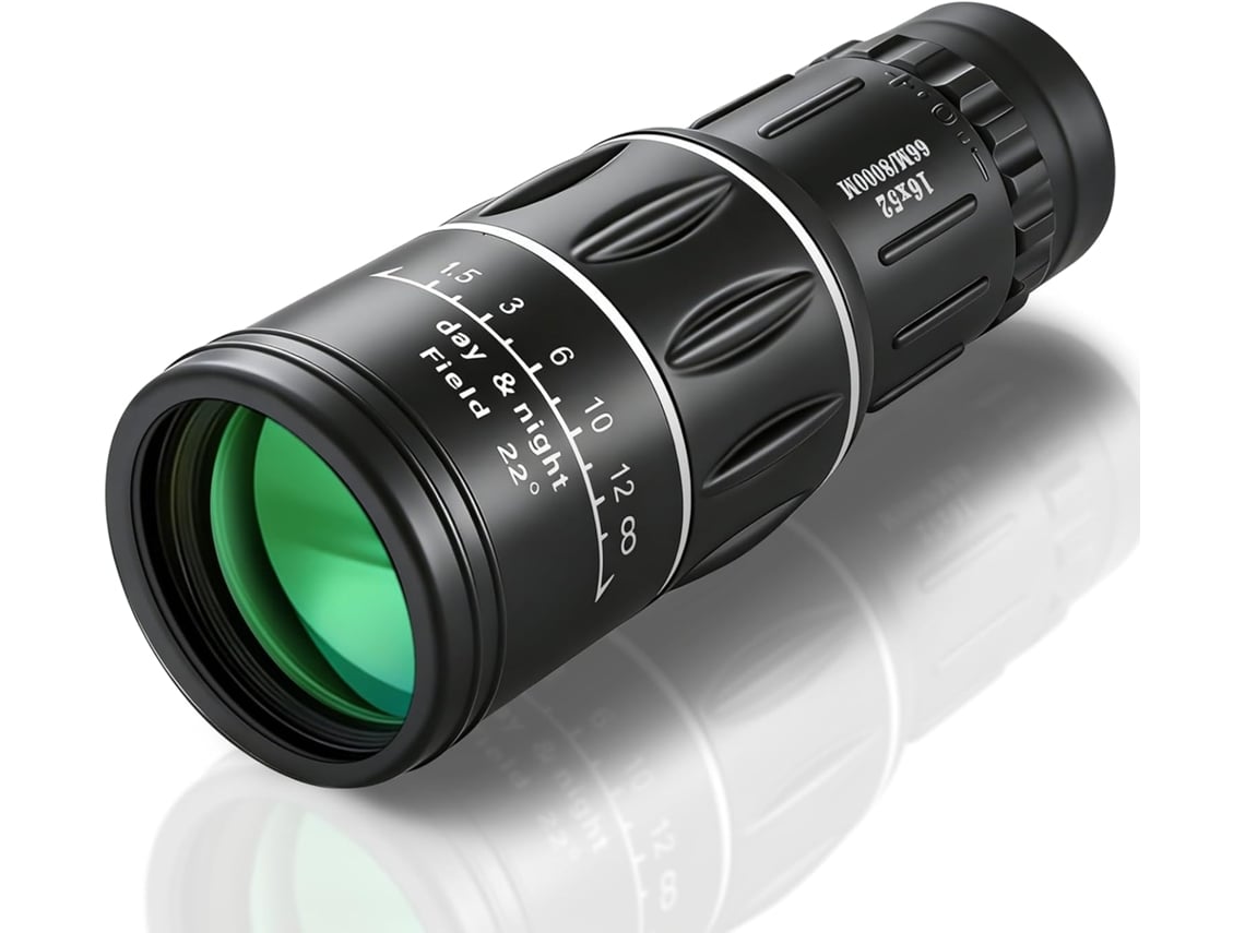 Monocular 16x50 para adultos – Prismático compacto con lentes HD para observación de aves, senderismo Hexinyigjly