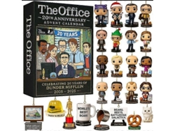 Calendario De Adviento De Navidad 2025, Decoración Acrílica, Estilo The Office