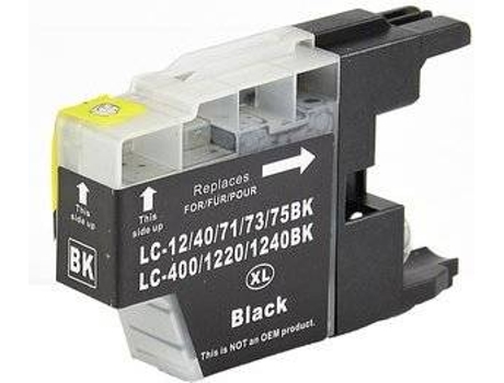 Cartucho para Brother LC1220/LC1240bk Negro (lc1240bk)
