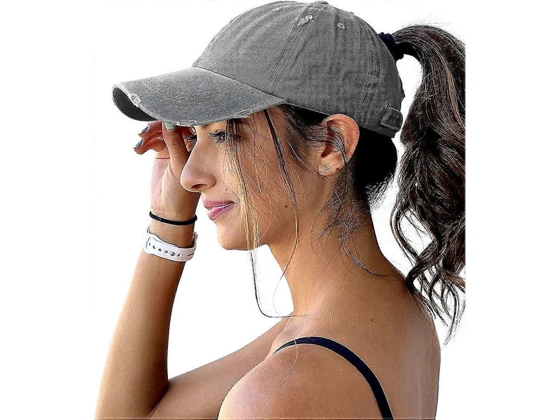 2026-gorra Béisbol Unisex Con Agujero Para Cola De Caballo, Malla Trasera Y Protección Solar