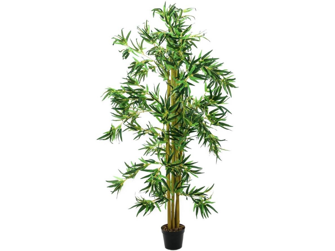 Planta Artificial EUROPALMS Bamboo Multi Trunk (Verde - 150 cm)