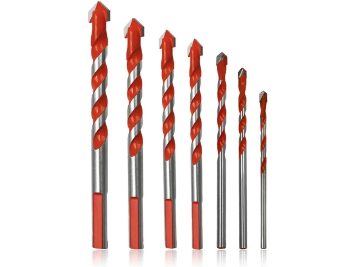 Juego De 7 Brocas Para Metal – Brocas De Alta Velocidad Con Vástago Hexagonal Y Recubrimiento Para Taladrar Madera, Metal Y Plástico.