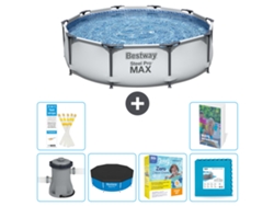 Bestway Piscina Bestway Steel Pro Max Redonda - 305x76 Cm - 7-peças S276