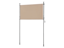 Persiana enrollable para exteriores Cimarra poliéster 200 x 270 x 310 cm color arena pro.tec