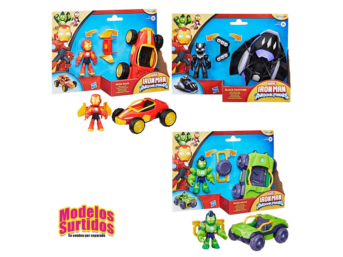 Iron Man And His Awesome Friends Figuras De Accion Y Vehiculos Avengers