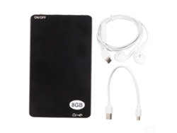 Grabadora De Voz Digital Inteligente Con Ia Y Reducción Activa De Ruido De Voz, Mp3, 8 Gb, Color Negro.