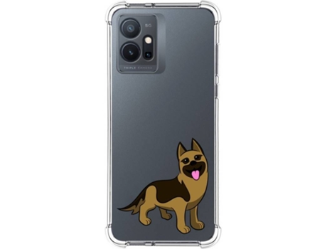 Carcasa para Vivo Y55 5G TUMUNDOSMARTPHONE Dibujos Antigolpes Perros 03 Multicolor