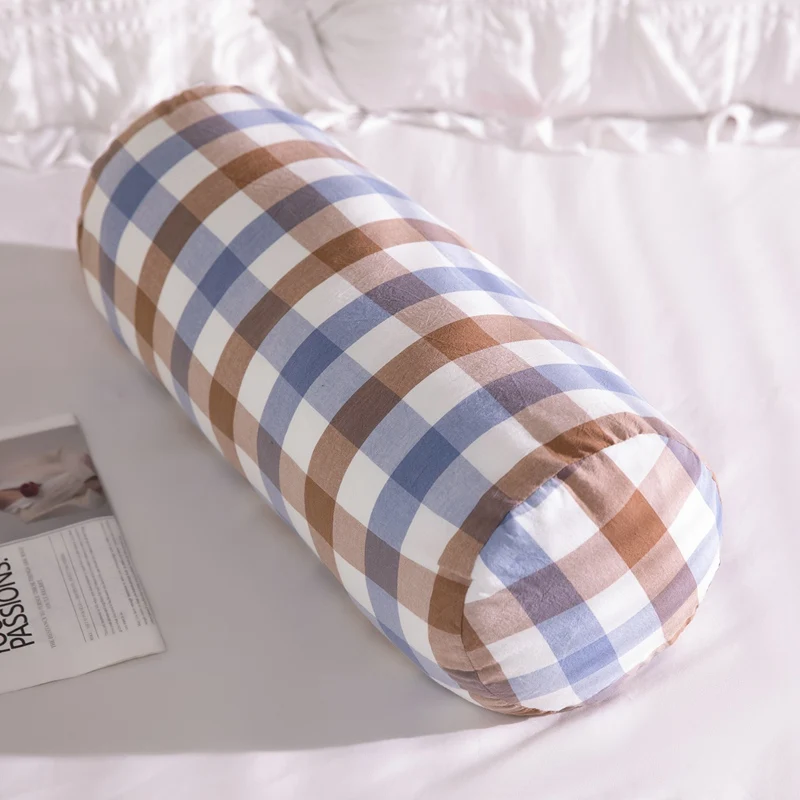 Cojín Decorativo A Cuadros Para Adultos (azul, 70 Cm), Cojín Para Sofá, Almohada Decorativa A Cuadros.