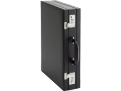 Carpeta ALASSIO Attache (Negro - A3 - 44.5x10x33cm - Cuero)