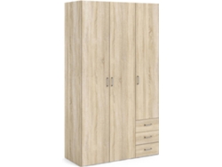 Armario DMORA Roble (Laminado Lacado - 115.8x200.4x49.5 cm)