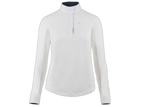 Polo de Mujer HORZE Competición Funcional Blaire Blanco (36)
