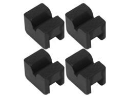 Adaptador Universal De Almohadillas De Goma Para Protección De Rieles De Aro (4 Unidades)