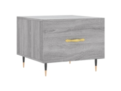 Maison Exclusive - Mesa De Centro Madera Contrachapada Gris Sonoma 50x50x40 Cm