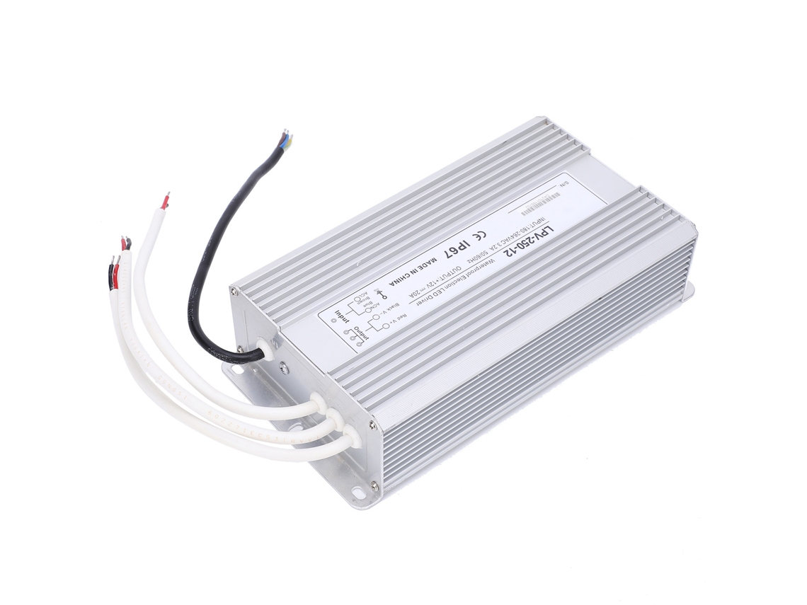 Fuente de alimentación conmutada impermeable Berm Lpv-250-12 DC12V 250W