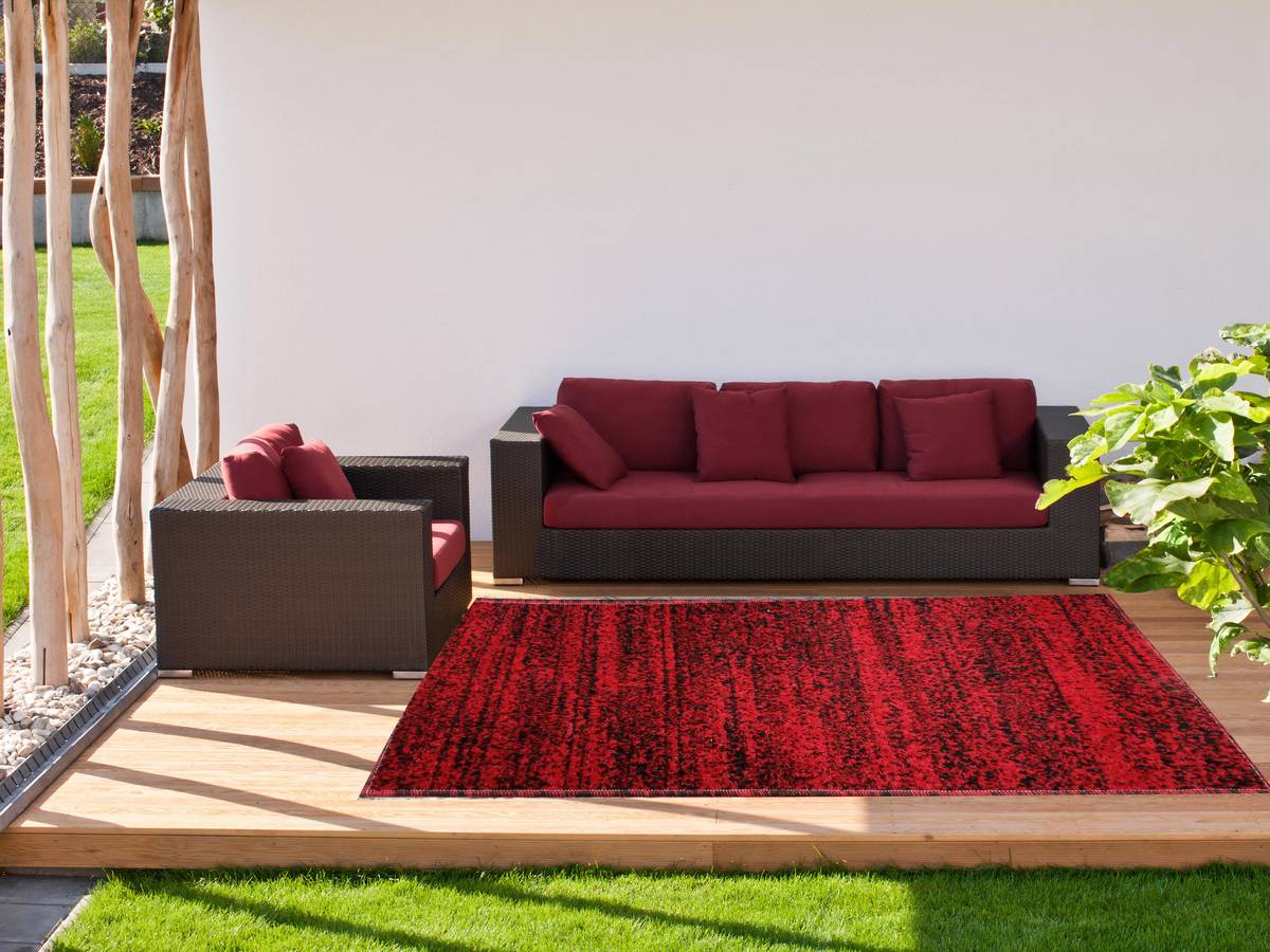 Alfombra MATRIS Jasp Trendy (Rojo - 133x190 - Polipropileno)