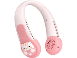 Ventilador Personal De Cuello, Recargable Por Usb Y Con Batería Antitorsión.