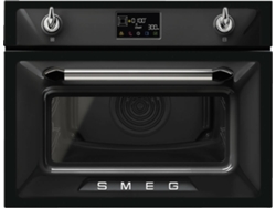 Horno Micro-ondas SMEG SO4902M1N (40 L - 59.7 cm - Hidrolítico - Negro)