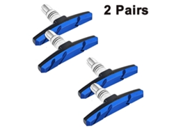 Pastillas de freno para bicicleta - V-Brake 70 mm, silenciosas y antideslizantes para bicicletas de montaña y de carretera KOFIHETY
