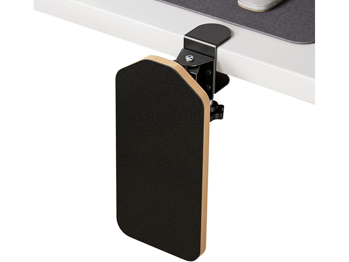 Reposabrazos De Oficina | Extensión Edge Wood, Reposabrazos Acolchado Giratorio