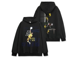 Sudadera Capucha Ancha Negra Talla Xxxl Cómoda Para Complexiones Grandes Fans De Vozinha Mundial 2026