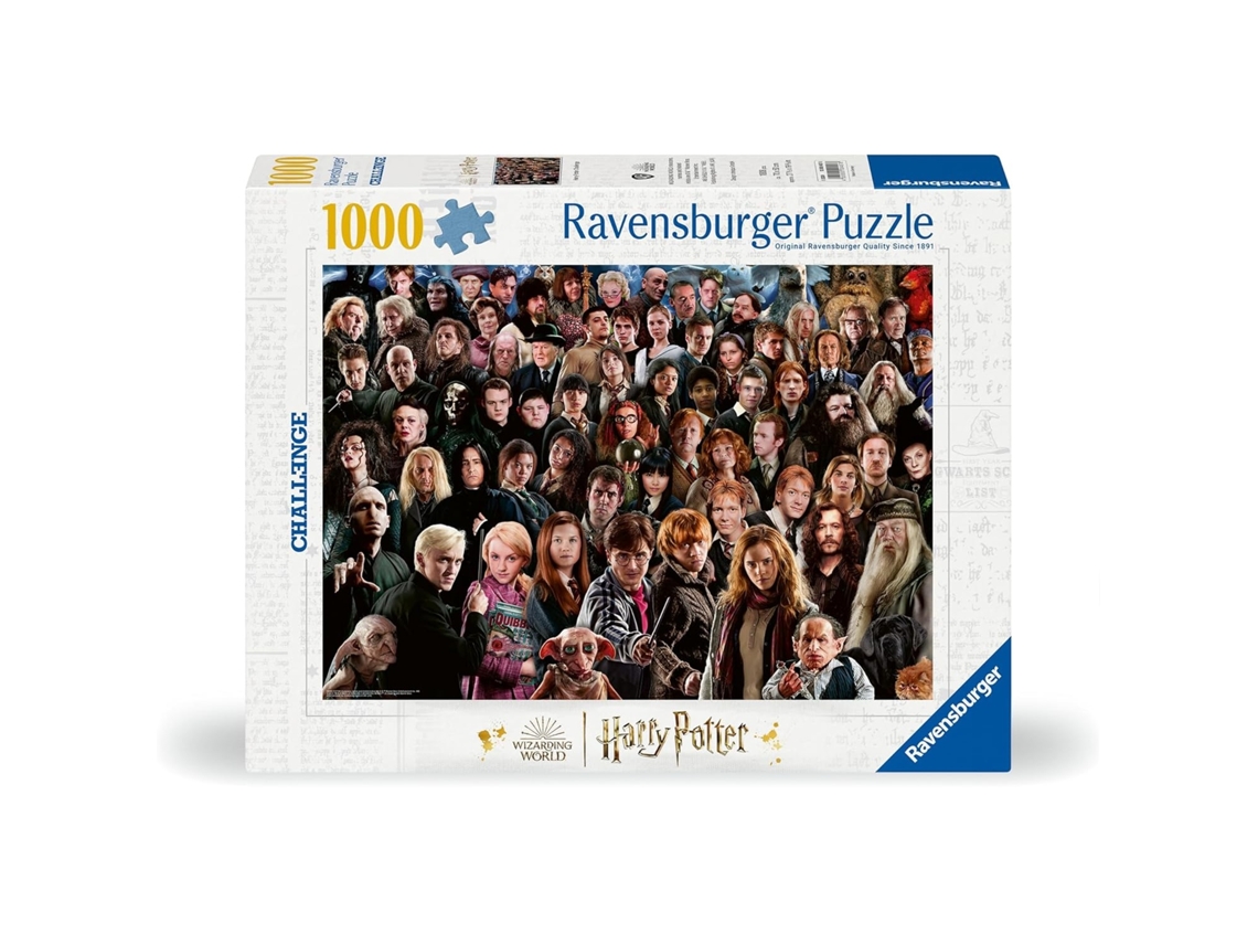 Rompecabezas de Harry Potter de Ravensburger - Rompecabezas de 1000 piezas - Desafío