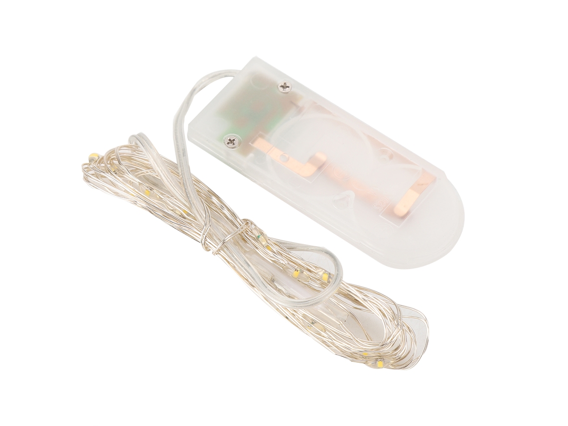 RELAVAEV 20 Luzes de Cobre LED para Decoração de Natal e Festas (Branco)