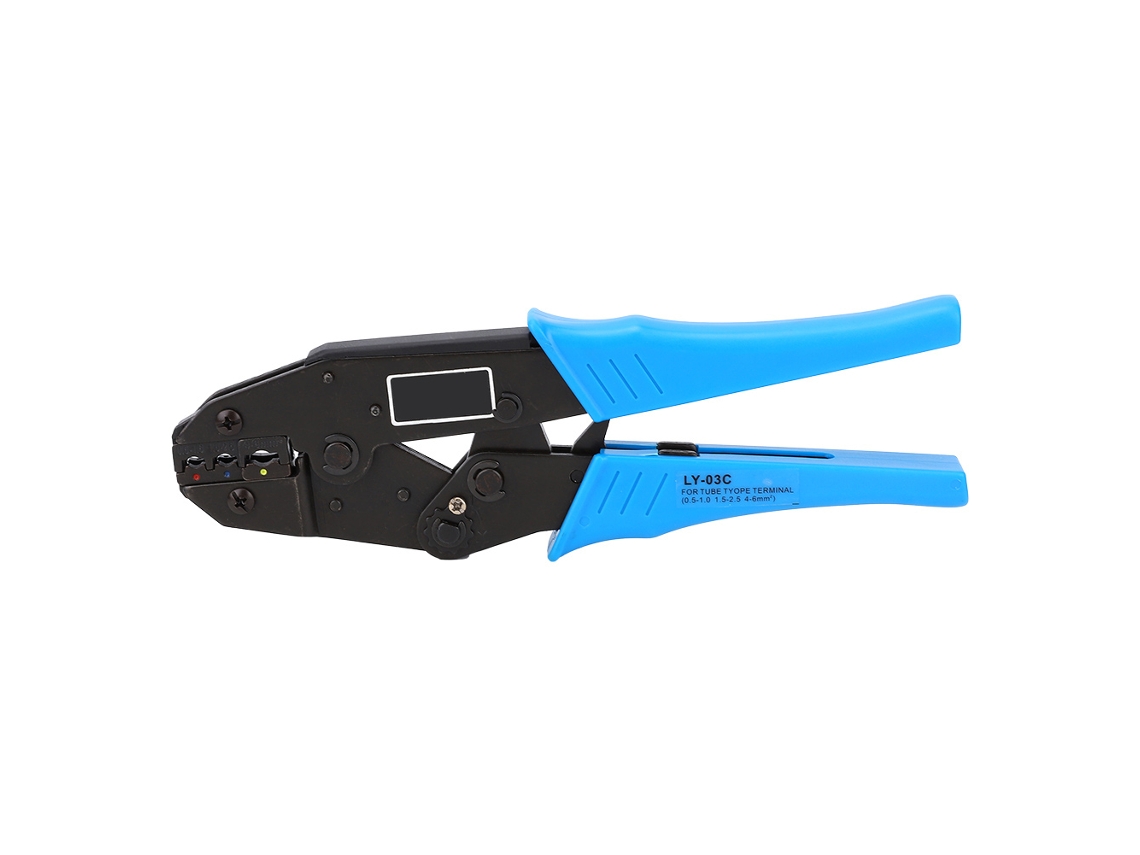 Herramienta De Crimpado De Terminales Preaislados De Presión En Frío Ly-03c, Calibre 20-10 Awg