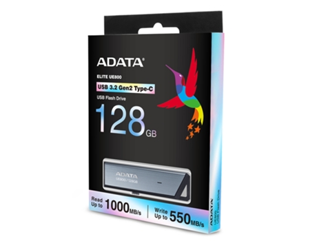 Pen Drive USB ADATA UE800 128 GB USB Type-C 3.2 Gen 2 (3.1 Gen 2) Silver