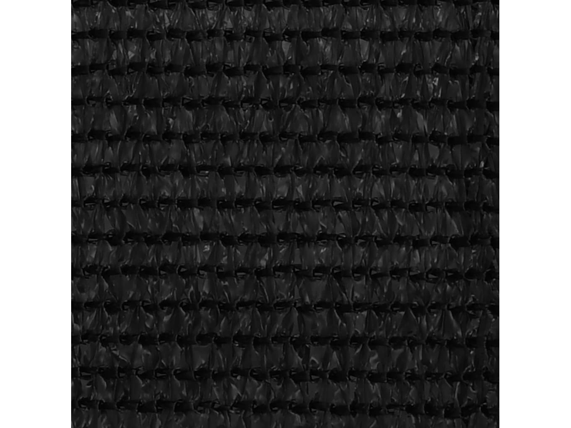 Mampara de balcón 75x500 cm Pead negro Wsd787776 Lovely Home