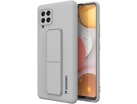 Carcasa Samsung Galaxy A42 5G LMOBILE Silicona Gris