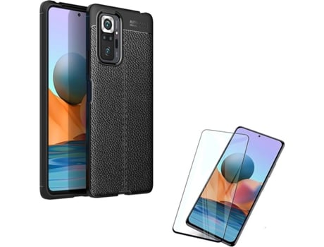 Kit Carcasa + Protector de Pantalla Xiaomi Redmi Note 10 PRO PHONESHIELD Negro