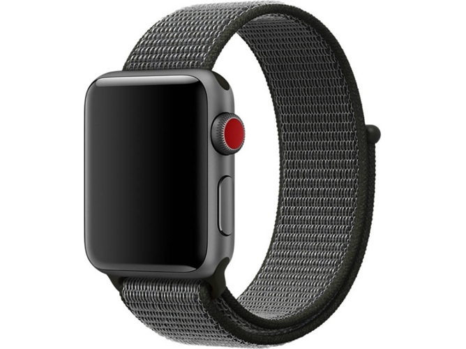 Correa nylon WISETONY Apple Watch Series 4 40mm, Series 3, 2, 1 38mm Verde