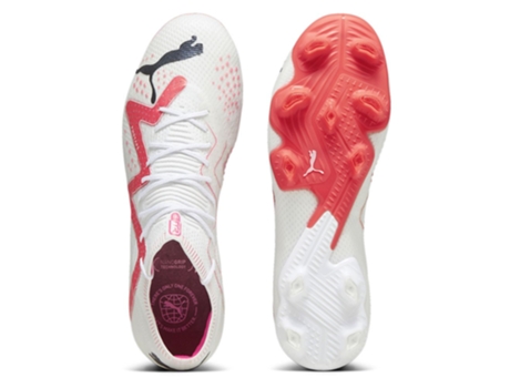 Botas de fútbol Unisex para Fútbol PUMA Future Ultimate Low Blanco (40)