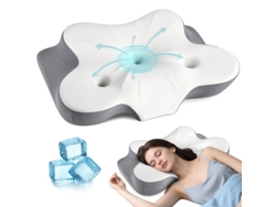 Almohada Cervical Ergonómica De Espuma Viscoelástica Con Zona De Alivio Para Las Orejas