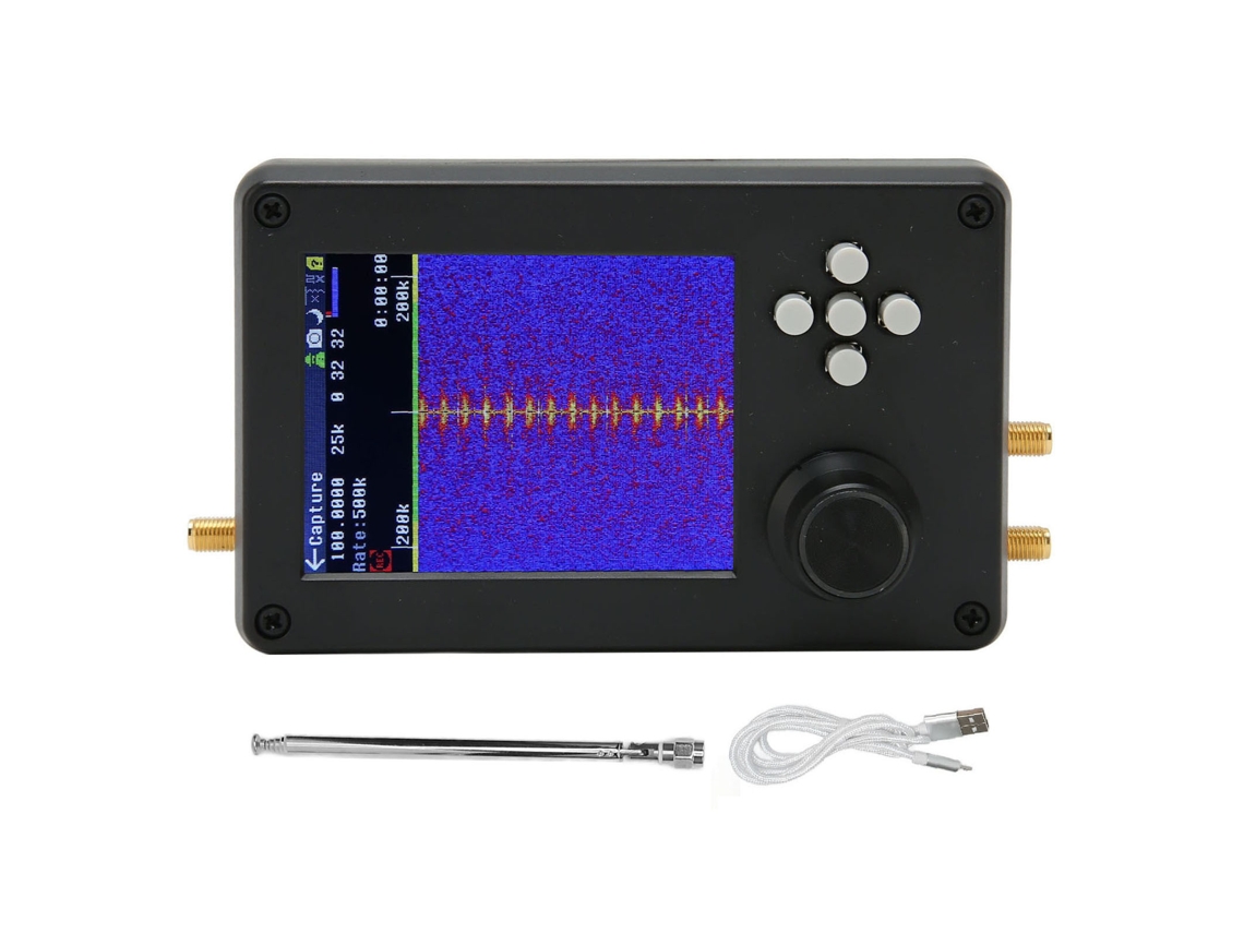 Receptor de radio SDR (pantalla LCD TFT, batería de 2000 mAh)