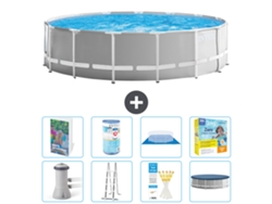 Intex Piscina Prism Frame Redonda - 457x122 Cm - 9-peças S572