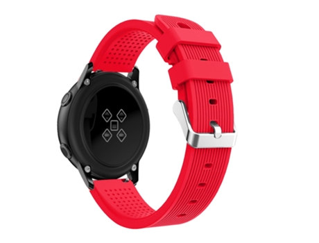 Correa de Silicona 20mm textura de arrugas en la frente para head Wrinkles Texture Soft Silicona Watch Band For Samsung Galaxy Watch Active SM-R500...