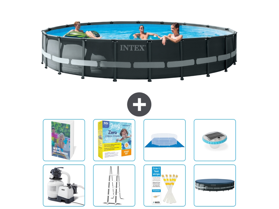 Intex Piscina Ultra Xtr Redonda - 610x122 Cm - 9-peças S526