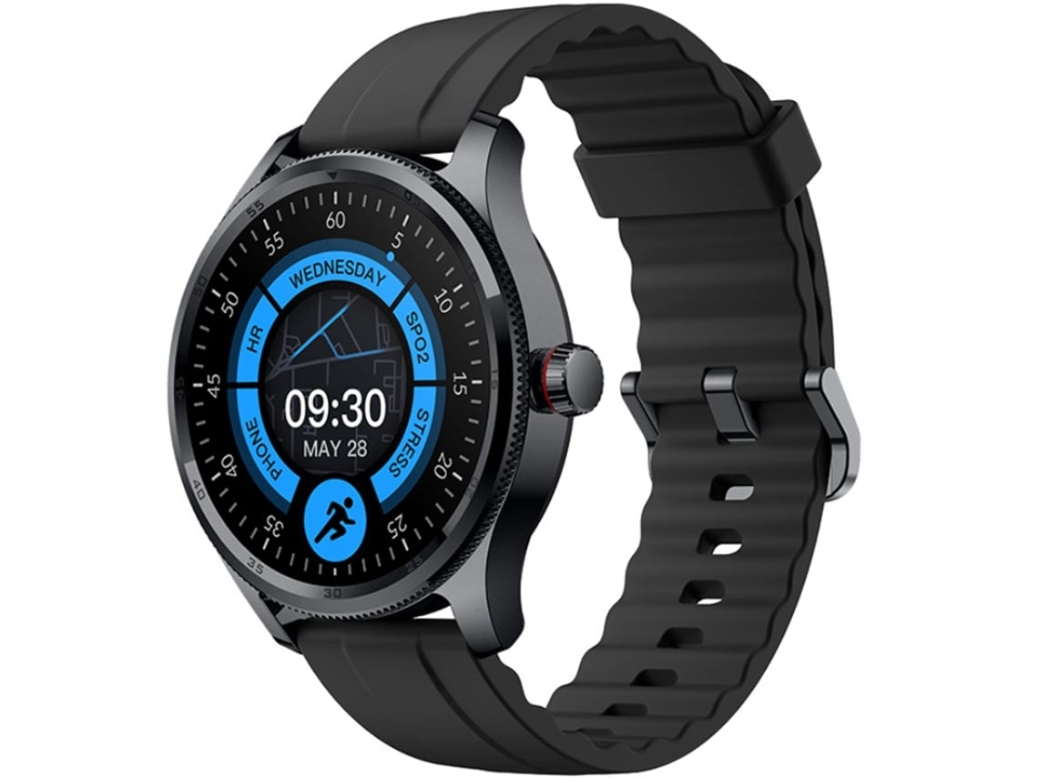Reloj inteligente Bluetooth YUNZII con llamadas, asistente de voz, deportes, salud, monitorización de frecuencia cardíaca y oxígeno en sangre