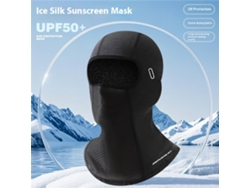 Cinza Longa Bengguo Máscara Facial Upf50+ Ice Silk Uv Secagem Rápida Respirável Primavera Verão Proteção Pescoço Ciclismo Motociclismo