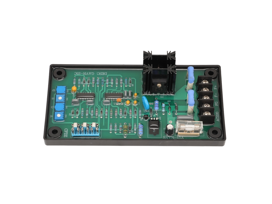 Regulador De Voltaje Avr Para Generador Gavr 15c, Protección Contra Sobretensión, Placa De Control Automático De 180-240 Vca