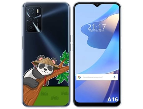 Carcasa Oppo A16 / A16s TUMUNDOSMARTPHONE Dibujos Transparente