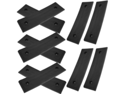 Paquete De 10 Planeadores Negros De 3 Capas, Doble Capa, Material Impermeable.